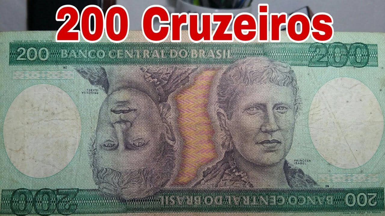 200 DUZENTOS CRUZEIROS BANCO CENTRAL DO BRAZIL