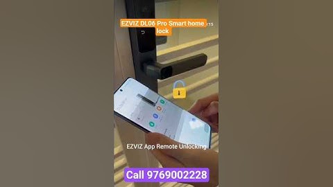 EZVIZ WI-FI DL06 Pro Smart home lock 🔒🔐 #EZVIZ #smart  #installation