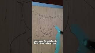 Painting Courage The Cowardly Dog