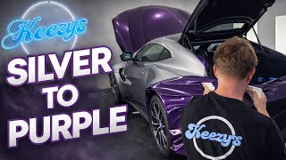 I WRAPPED A ASTON MARTIN VANTAGE IN 24 HOURS