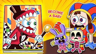 [🐾Game Book🐾] Magic transformation into a baby 👶DIY Paper Digital Circus Story Game Book Compilation