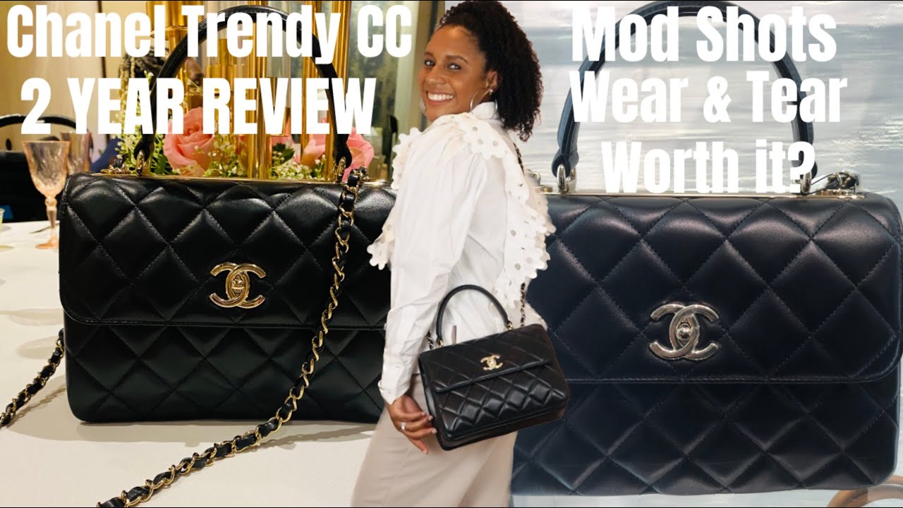 CHANEL TRENDY CC 2 YEAR REVIEW Price Increase, Mod Shots, Wear & Tear,  Worth it? 