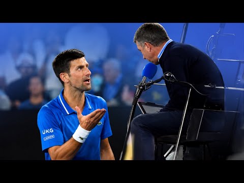 Djokovic vs Umpire: Most CRAZY Arguments