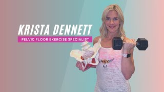 Pelvic Floor Exercise Rehabilitation with Krista Dennett by Krista Dennett 1,139 views 3 years ago 2 minutes, 6 seconds