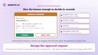 8.3 - When Should an AI Agent Stop and Ask a Human Approval Gates Done Right