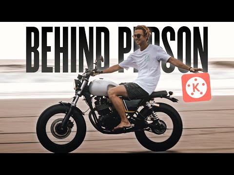 Add TEXT BEHIND PERSON Like a Pro in KineMaster