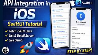 Build Real App in SwiftUI using API | SwiftUI + JSON + Detail Screen #swift #swiftui #api  #ios
