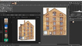 Videoguide - Straighten Picture and Texture Images Using Gimp Perspective Tool Backward