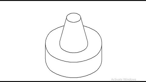 Isometric projection Problem No  22  Engineering Graphics, Isometric projection engineering drawing