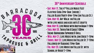 Famous Gloria's Gab LIVE! Host Gloria Burns welcomes Lee Kessler, Owner of Barracuda Taphouse & Grill Profile