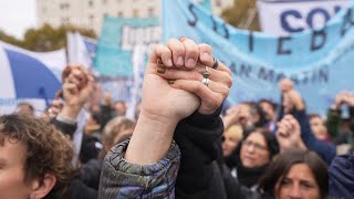 Se dispara el descontento social en Argentina con paro de docentes y protestas en distrito del norte