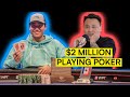 Rampage poker vlog creator making 2 million scammed for 450k and his 12m bluff