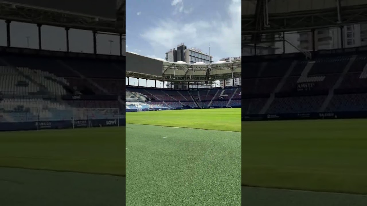 Is this the perfect football pitch? 🌿🏟️ #turf #football #satisfying  #levanteud