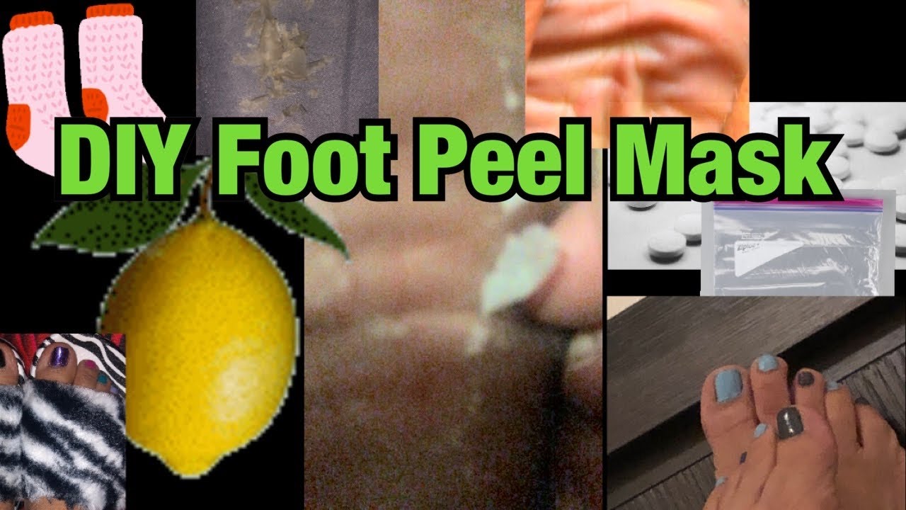 Aspirin and Lemon Foot Peel Mask YouTube