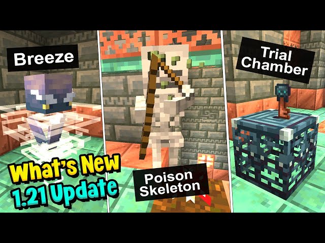Minecraft Wiki EN on X: FACT: More 1.21 features will be announced  gradually! FOR NOW put your PvE skill to the test in the TRIAL CHAMBERS!   you vs the BREEZE, can