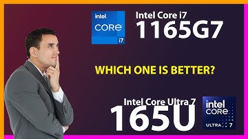 INTEL Core i7 1165G7 vs INTEL Core Ultra 7 165U Technical Comparison