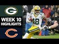 Packers vs. Bears | NFL Week 10 Game Highlights