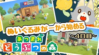 【あつまれどうぶつの森】お家が大きくなった～！！島開発4日目