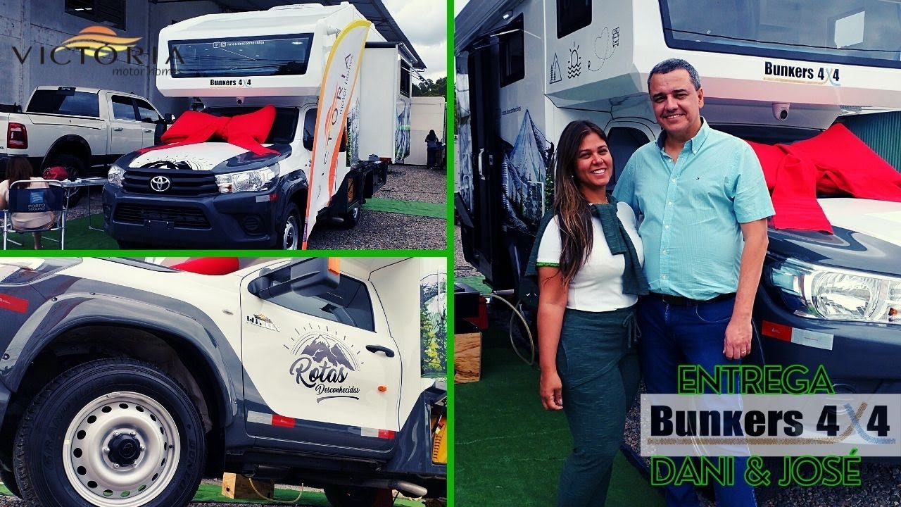Entrega de motorhome "BUNKERS" Toyota Hilux 4x4 para José e Dani YouTube