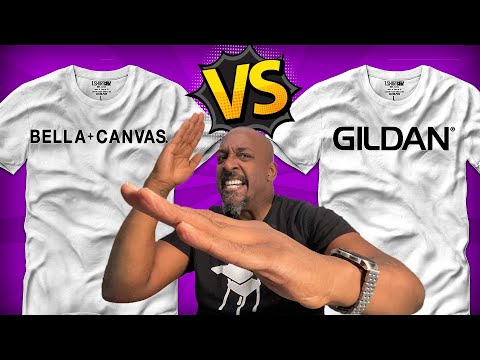 Bella Canvas Vs Gildan. Are More Expensive Blank T-Shirts Worth The Money