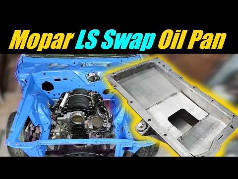NO CUTTING, NO WELDING! Mopar LS Swap Oil Pan Overview And Install | Carbureted LS Swapped Mopar