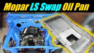 NO CUTTING, NO WELDING! Mopar LS Swap Oil Pan Overview And Install | Carbureted LS Swapped Mopar