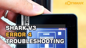 LOTMAXX Shark V3 Error Code ERR4 Troubleshooting