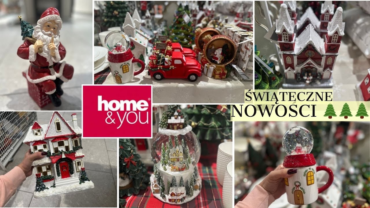 HOME&YOU🌲 ŚWIĘTA 2025❣️❣️❣️MIKOŁAJ na KOMINIE HIT 🎅😍 CUDNY KOŚCIÓŁ POZYTYWKI KUBEK Z KULĄ DOMKI LED🌲