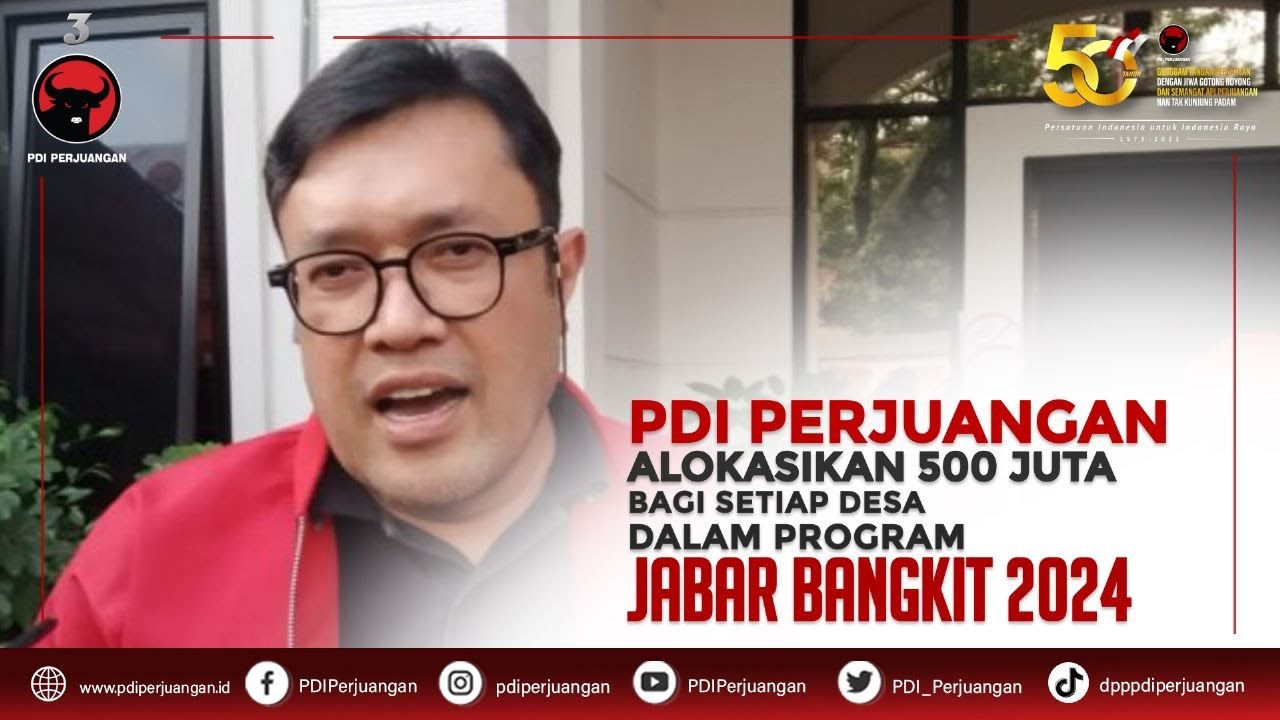 PDI Perjuangan Alokasikan 500 Juta Bagi Setiap Desa Dalam Program 