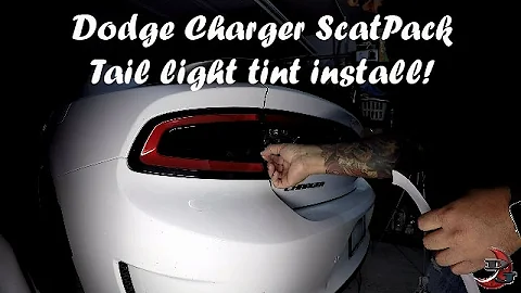 2017 Dodge Charger ScatPack tail light tint install! Luxe Auto Concepts tint kit..