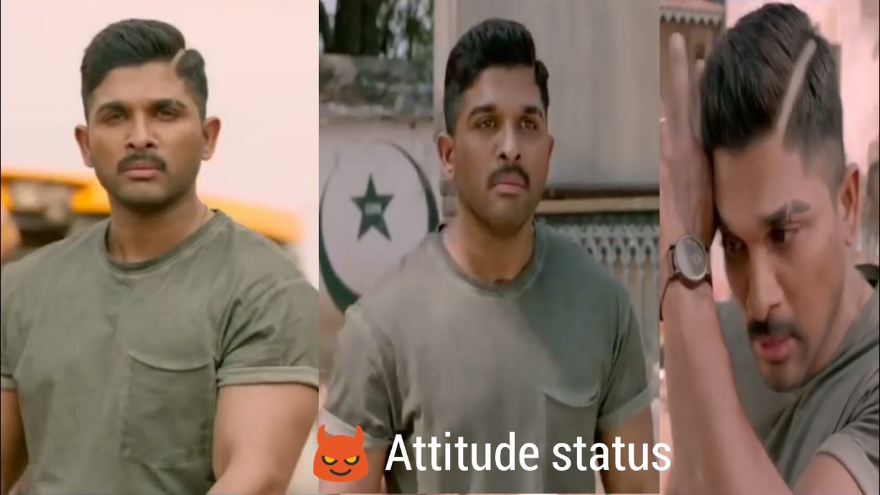Attitude status | Allu Arjun attitude status | Surya the solder | WhatsApp status full screen |