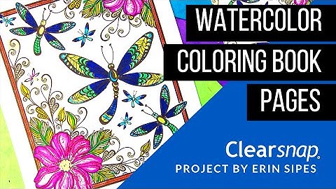 Watercoloring with ColorBox® Dye Ink - Erin Sipes