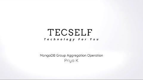 MongoDB Group Aggregation Operation #Part9