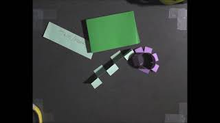 Feet Tabs Flange 3D paper sculpture techniques
