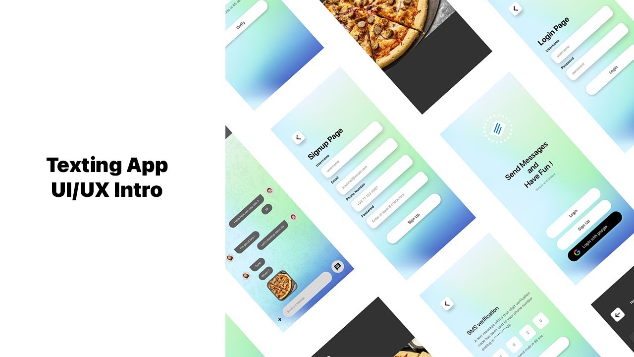 Texting App UI/UX intro - YouTube