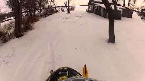 First ride at the cabin