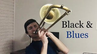 Black & Blues Trombone Multitrack Cover
