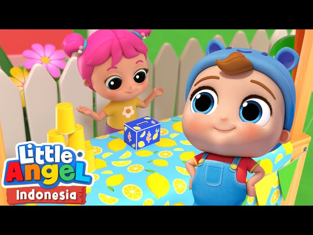 Jus Lemon Segar, Beli Disini!🍋🍋🍋 | Little Angel Bahasa Indonesia | Kartun dan Lagu Anak class=