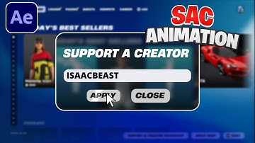 Fortnite Support A Creator Code Animation 2026
