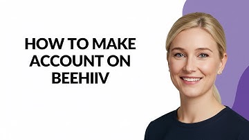 How to Make Account on Beehiiv - Julia