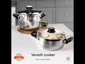 Stahl Versatil Triply 5L Pressure Cooker Review | Induction &amp; Gas Compatible, Outer Lid Safety,