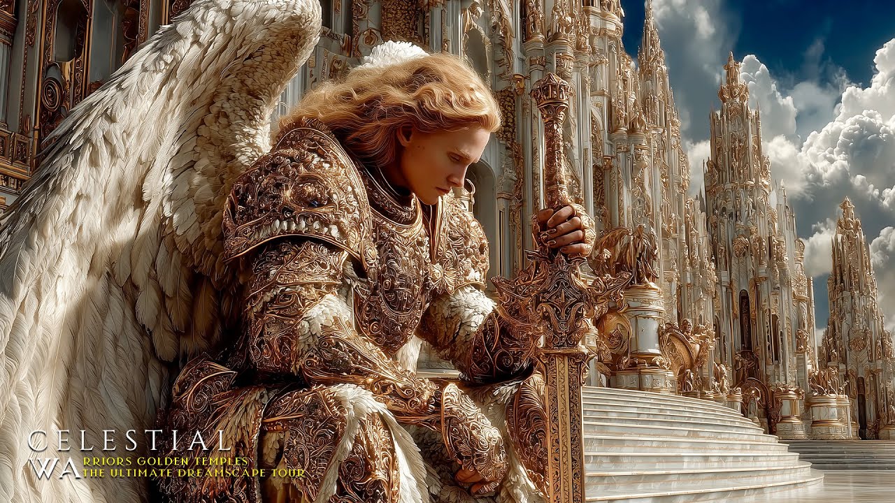 Angelic Worldscape Angelic Warriors & Golden Temples | The Ultimate Dreamscape Tour - YouTube