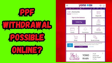 How to withdraw ppf amount from sbi online