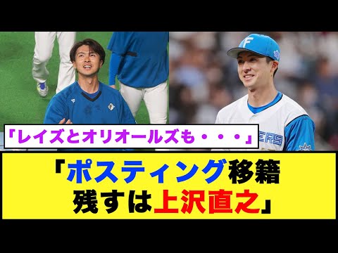 【日本ハム】「ポスティング移籍残すは上沢直之」「レイズとオリオールズも・・・」【プロ野球反応集】#プロ野球 #日本ハムファイターズ #上沢直之