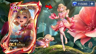 ANGELA FLORAL ELF COLLECTOR SKIN IS FINALLY HERE!! 🌸 (Cheapest Way To Get Angela Collector) - MLBB