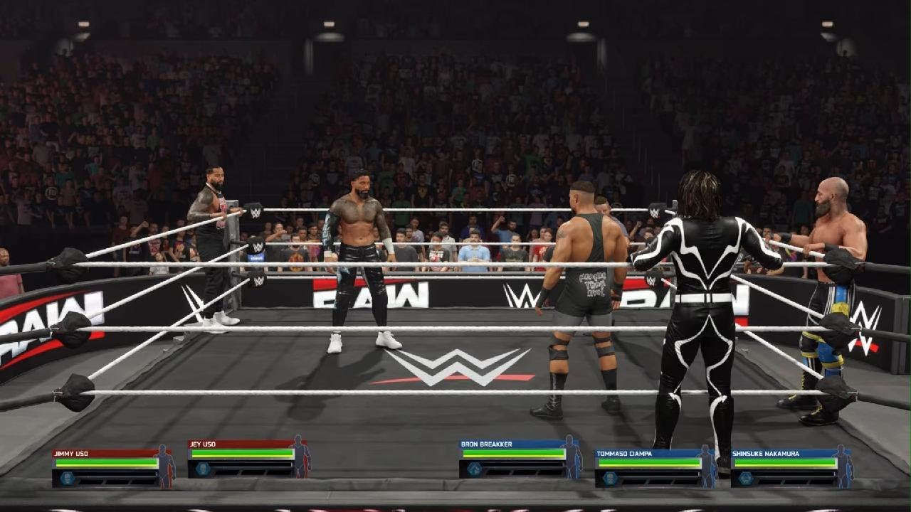 WWE 2K25 myrise mode ft. Jon Moxley and Marina Shafir Part 15 Can the Usos overcome Mutiny!!!!!!!