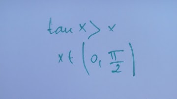 We will show that tan(x) is bigger than x for x in (0,pi/2).