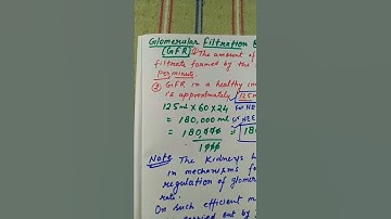 Glomerular Filtration Rate (GFR)& JGA.