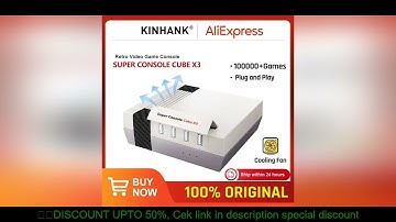 KINHANK Super Console Cube X3 Retro Game Console 100000 Games Support NAOMI/DC/SS/MAME 8K Output Gam