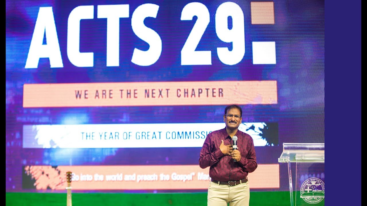 ACTS 29 We are the next chapter | క్రీస్తుకు సాక్షిగా ఉంటున్నావా?  | Edward Williams